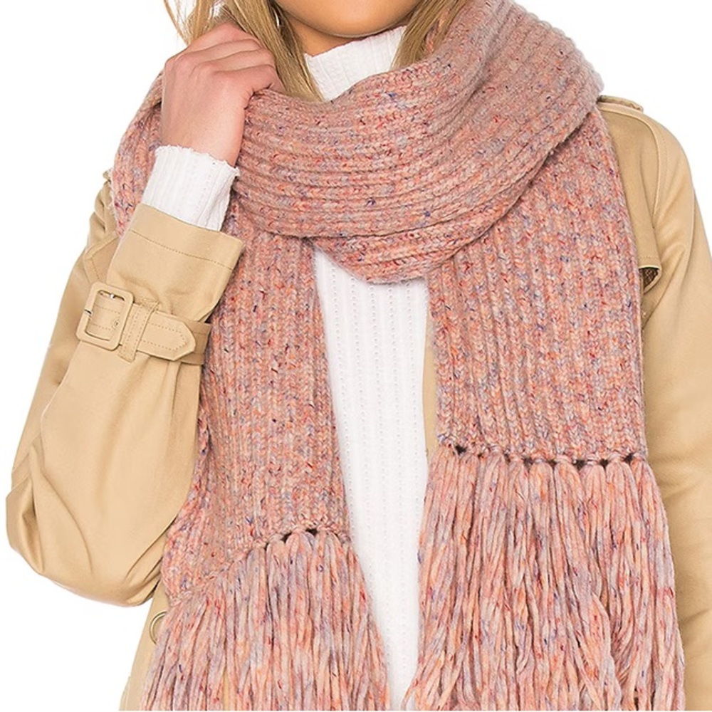 rag & bone Devin Scarf in Pink Multi - new!